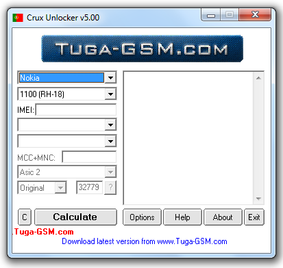 calculadora de codigos para liberar nokia 1616