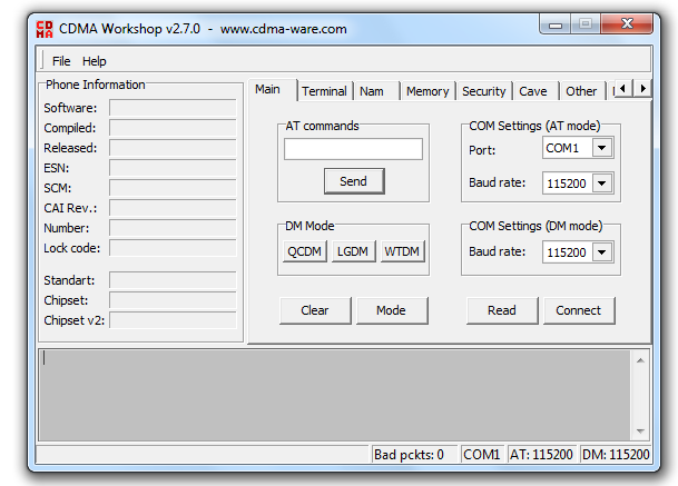cdma workshop version 2.7.0