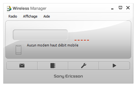 Logiciel de connexion 3G Sony Ericsson
