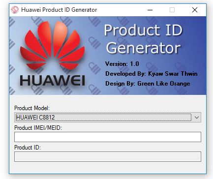 Huawei Product ID Generator